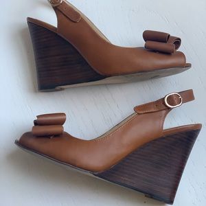 Joyfolie Women’s Valencia Bow Wedges (like new) 🎀